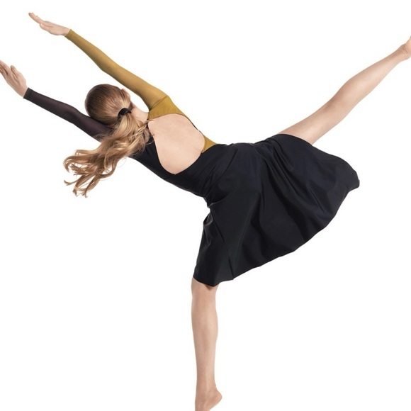 Revolution Tenth House Elite Performance dance dress -black and gold - size MC - Picture 2 of 8